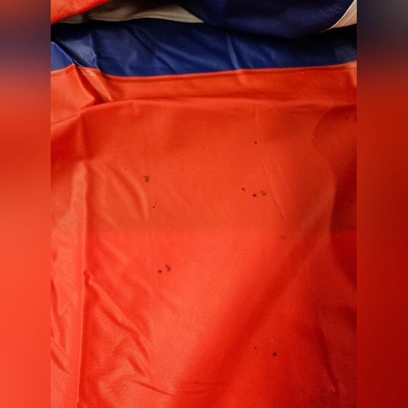 Vintage NFL New York Giants Blue and Red Vinyl Hooded Rain Poncho Unisex Adult - Picture 11 of 16